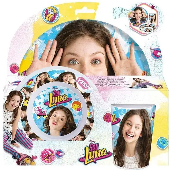 Set de masă pentru copii Disney - Soy Luna, 3 piese