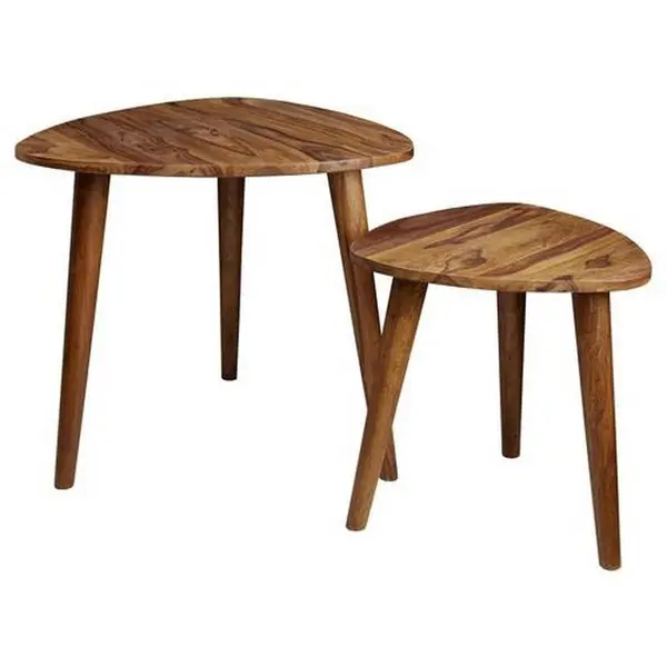 Set De Măsuțe Suprapuse din lemn, 60/60/54 cm