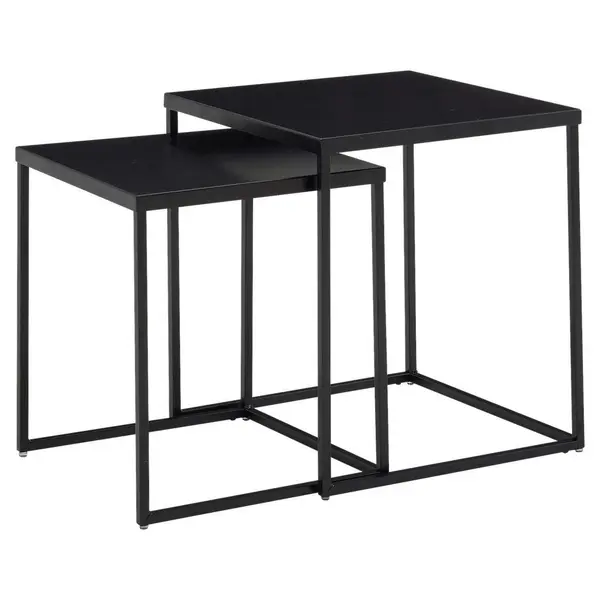 Set De Măsuțe Suprapuse din metal, 40/40/45 cm