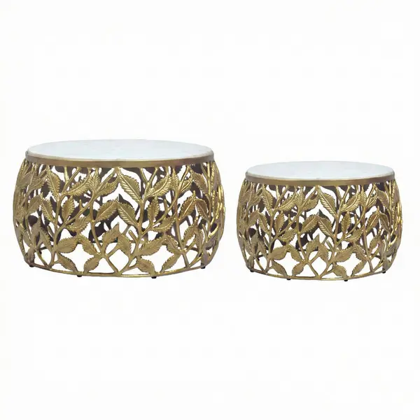Set De Măsuțe Suprapuse din piatră, 60/60/33 cm