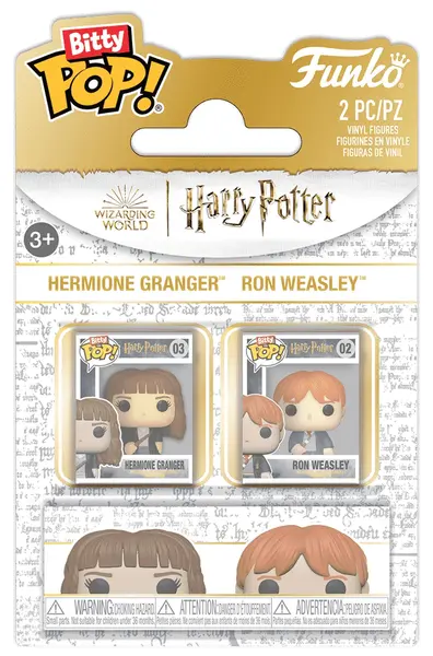 Set de mini figurine Funko Bitty POP! Movies: Harry Potter - Ron & Hermione