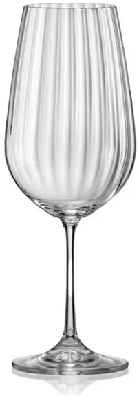 Set de pahare de vin Bohemia - Royal Waterfall, 6 buc.x 550 ml