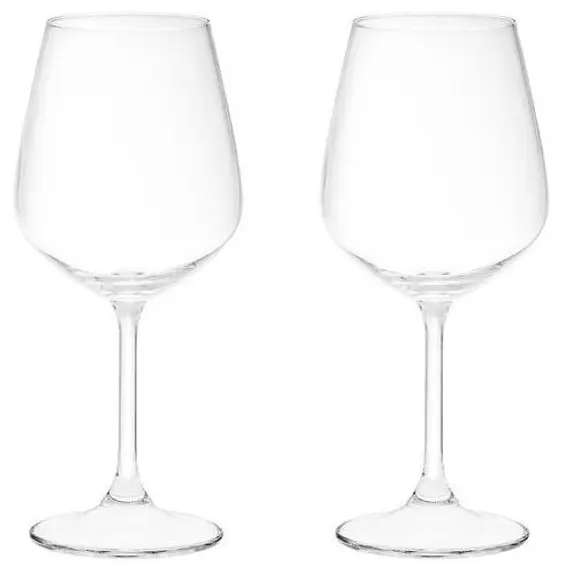 Set de pahare pentru vin Maku - Titanium Crystal, 350 ml, 2 buc.