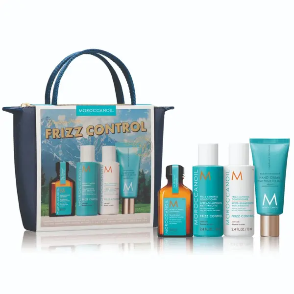 Set de par Moroccanoil Frizz Control Travel 2x70ml + 1x25ml + 1x40ml