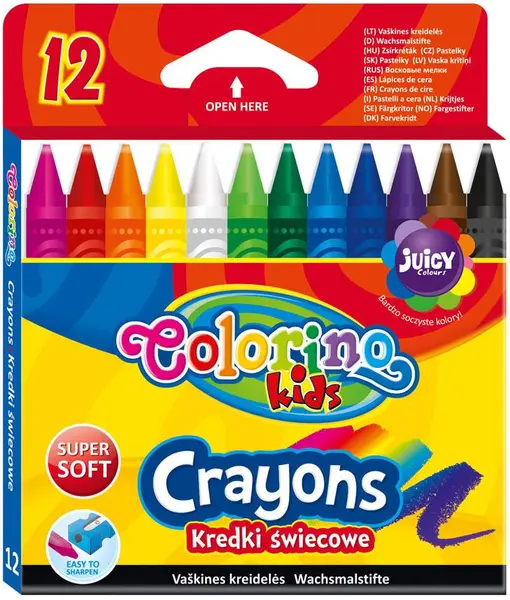 Set de pasteluri Colorino Kids – 12 culori