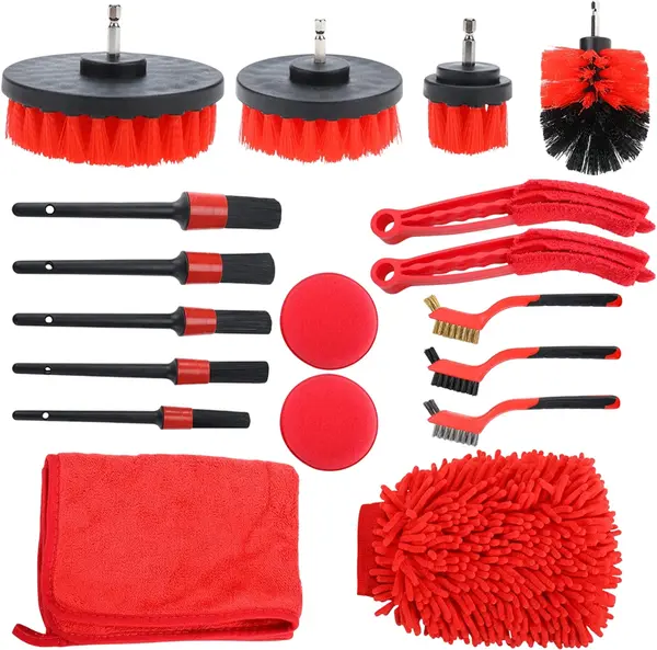 Set de Perii pentru Detailing Auto 18buc (nou)