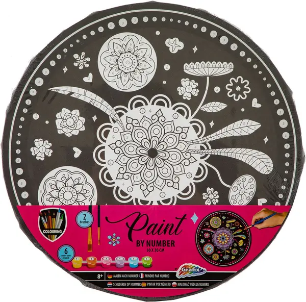 Set de pictură cu numere Grafix - Mandala