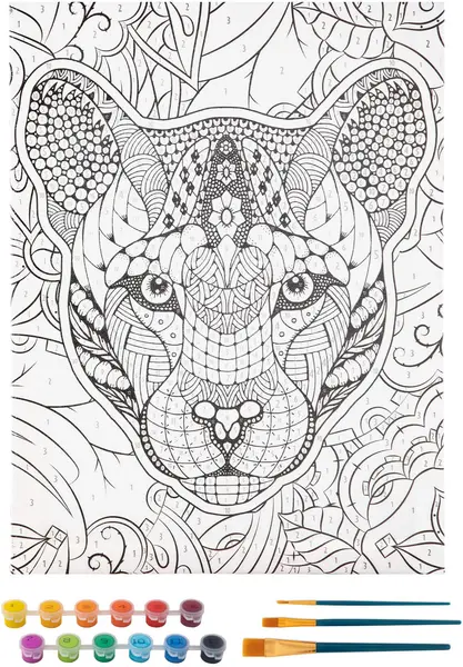 Set de pictură cu numere Grafix - Tiger