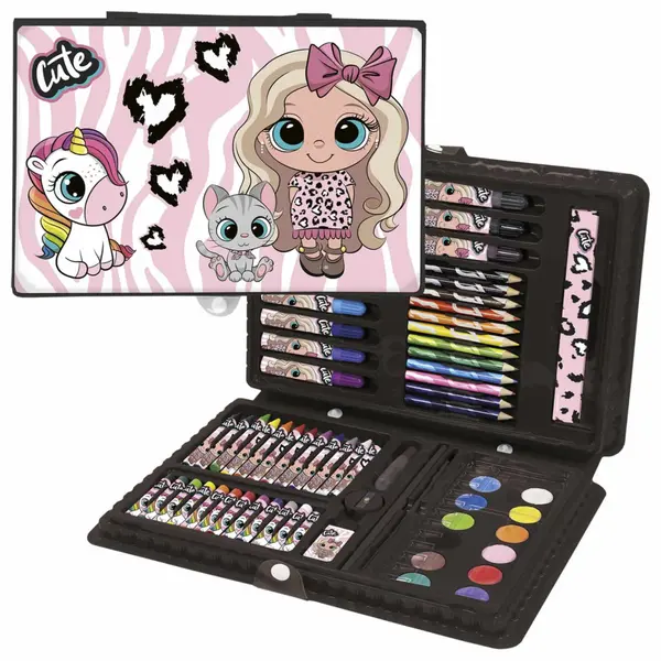 Set de pictură Derform Best Friends 10 - 71 piese