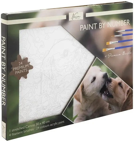 Set de pictură pe numere Grafix - Câini