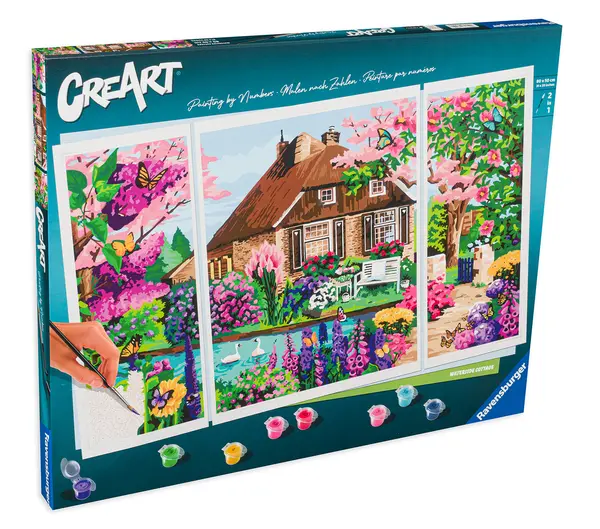 Set de pictură Ravensburger CreArt - Casă de la malul mării