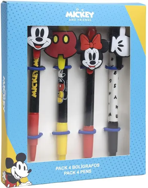 Set de pixuri Cerda Mickey Mouse - 4 bucăți