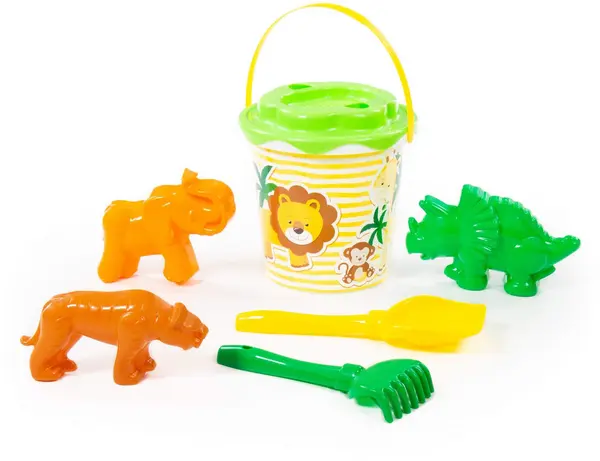 Set de plajă pentru copii Polesie Toys - Safari, 7 piese