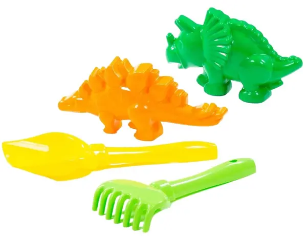 Set de plajă Polesie Toys - Dinozaur, 4 piese