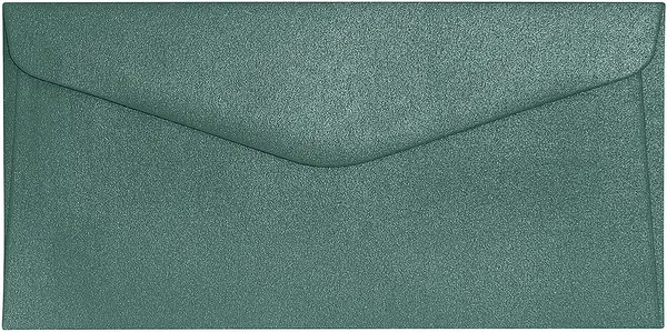 Set de plicuri poștale Galeria Papieru - DL, verde perlat, 10 bucăți