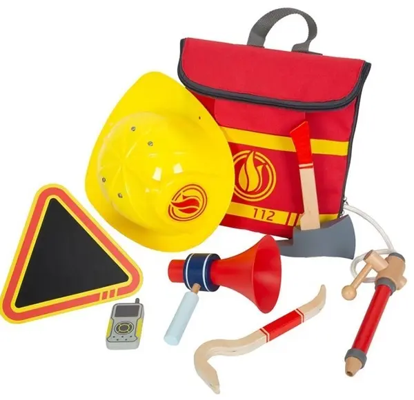 Set de pompieri în rucsac Small Foot