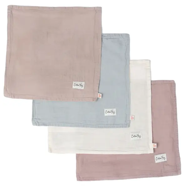 Set de prosoape mici Cotton Hug - 30 x 30 cm, 4 bucăți