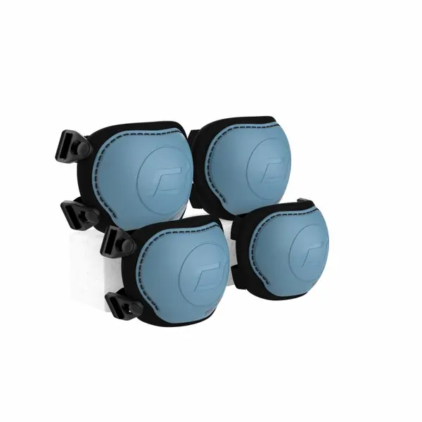Set de protectie Scoot and Ride genunchiere si cotiere marime XXS steel