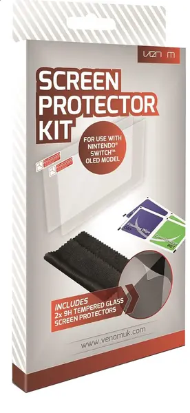 Set de protecții de ecran Venom - Screen Protector Kit (Nintendo Switch OLED)