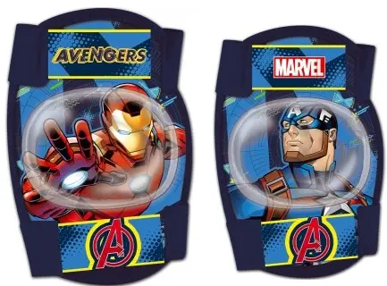 Set de protecții pentru copii BIKE SPORT - The Avengers, albastru