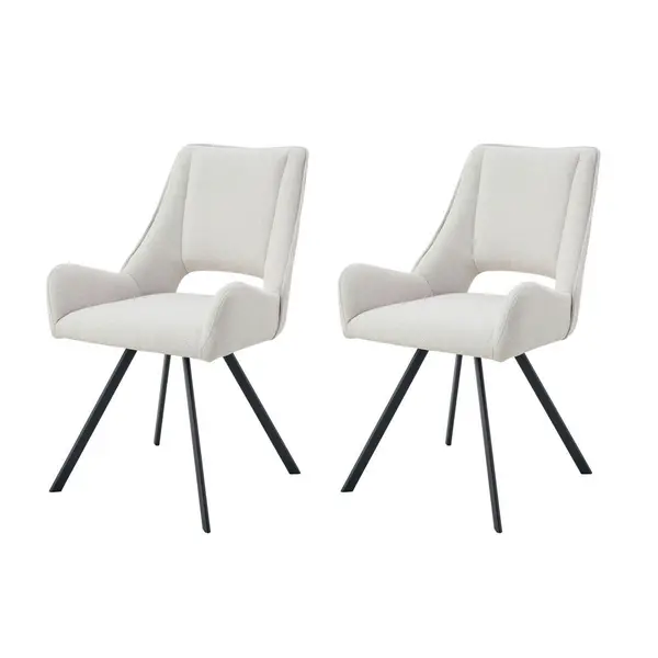 Set De Scaune din textil, crem