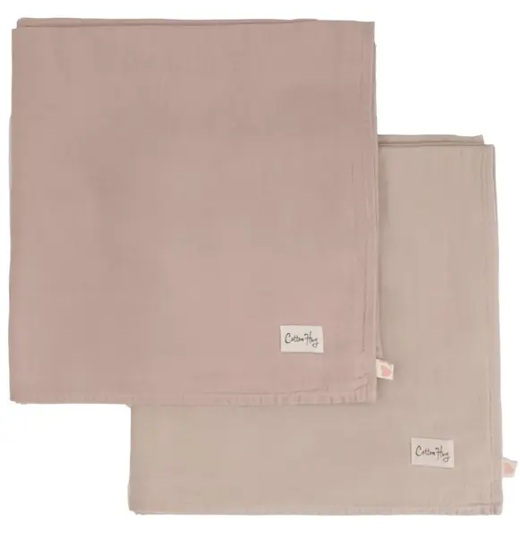 Set de scutece pentru bebeluși Cotton Hug - Fairy, 70 x 70 cm, 2 bucăți