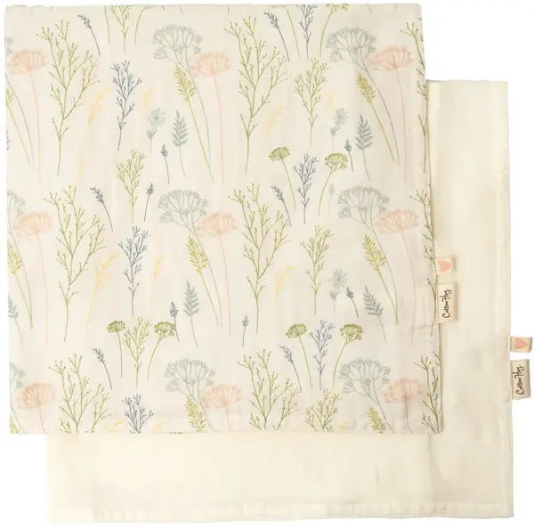 Set de scutece pentru bebeluși Cotton Hug - Ierburi, 70 x 70 cm, 2 buc
