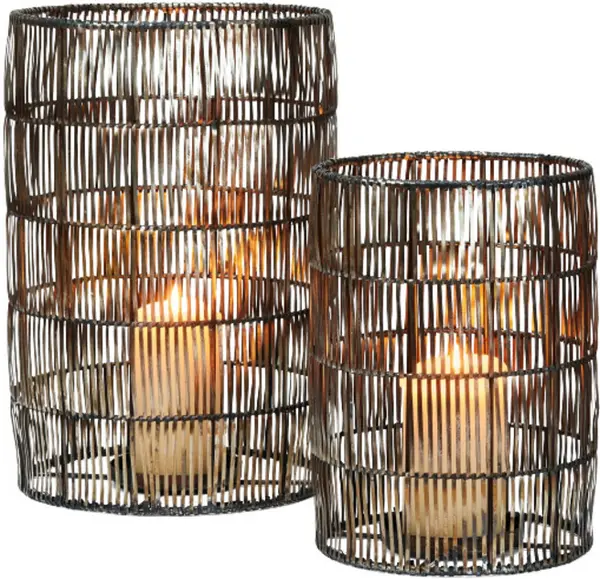 Set de sfeșnice Philippi - Suriname, 25 x 25 x 38 cm, 2 bucăți