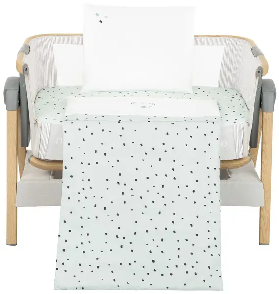 Set de somn pentru bebelusi 5 piese KikkaBoo - Bear with me, Mint, pentru patut mini