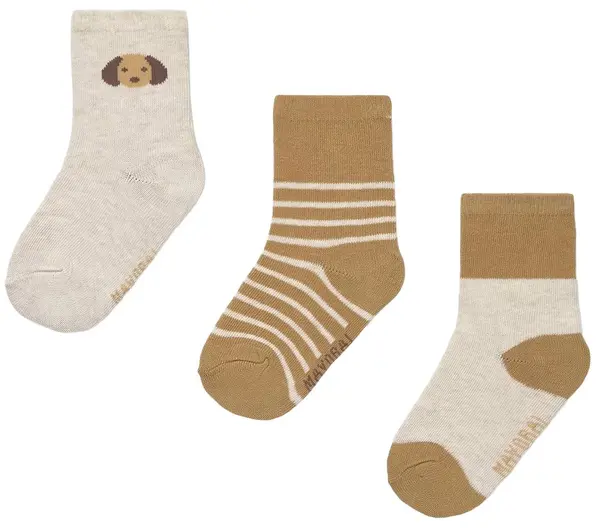 Set de șosete Mayoral - Caramel , 3 bucăți , 12 luni