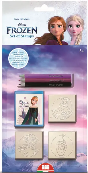 Set de ștampile Multiprint Frozen - С 3 buc. creioane