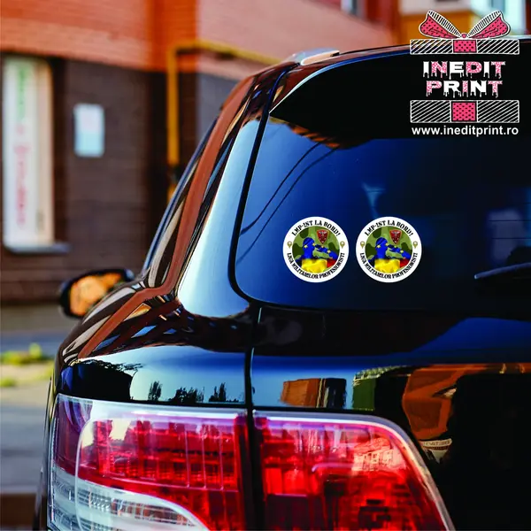 Set de Stickere Auto LMP MODEL NOU - Asociatia Liga Militarilor Profesionisti Set de 10 bucăți