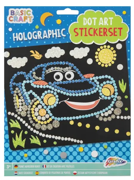Set de stickere pentru pictura cu margele Moxy - Mașină