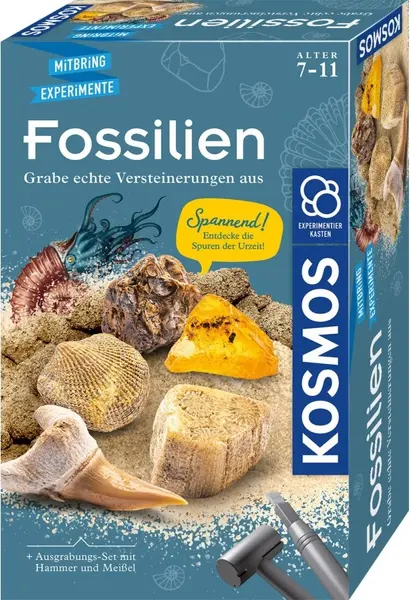 Set de știință Thames & Kosmos - Fosile de dezgropat, engleza