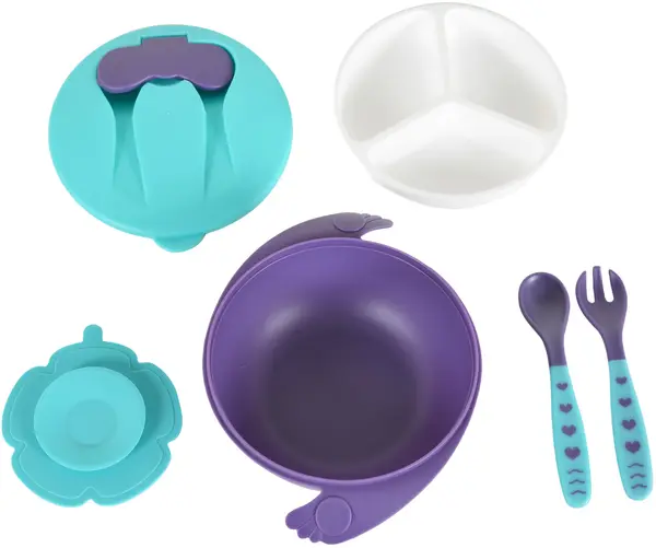 Set de sufragerie Cangaroo - Jelly, albastru