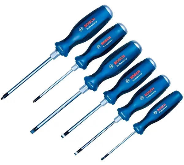 Set de șurubelnițe Bosch PRO - 1600A039PD, PH, PZ, SL, 6 piese
