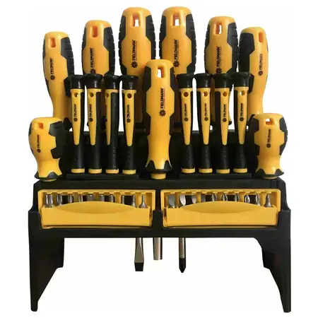 Set de șurubelnițe Fieldmann FDS 5006-37R, 37 Piese (Negru/Galben)