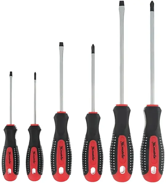 Set de șurubelnițe MTX - Fusion, 6 bucăți, mâner din trei piese - antiderapant
