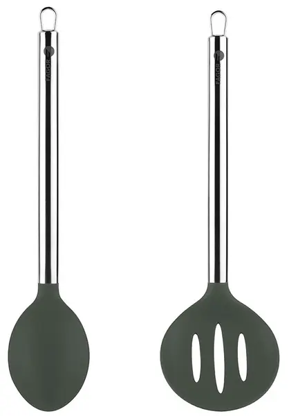 Set de tacâmuri din silicon Fagor - Melier, 2 bucăți, negru