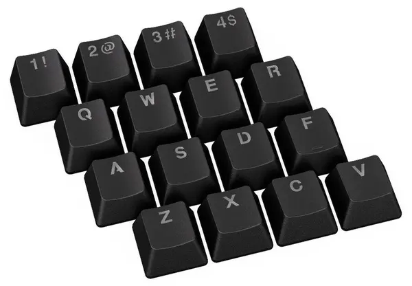 Set de taste pentru tastatură mecanică Endorfy – EY0E001, PBT, 124 buc, negru