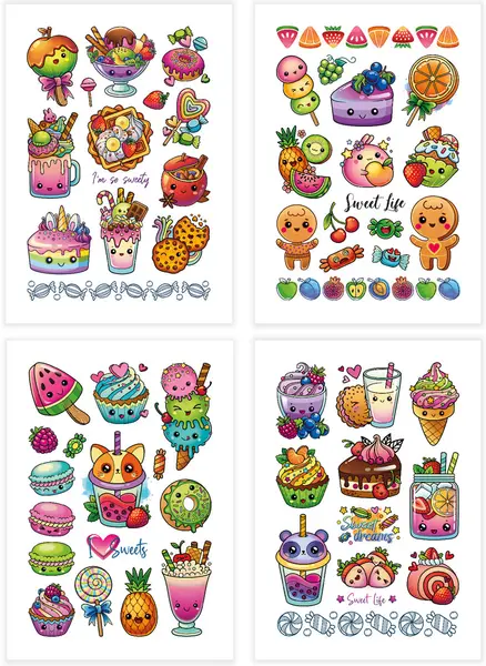 Set de tatuaje temporare Dodo - Sweet