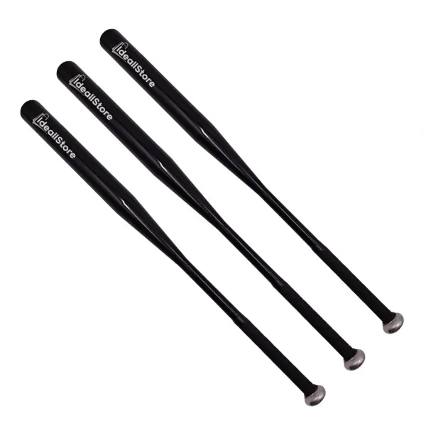 Set de trei bate de baseball DEPOX , Home Run, aluminiu, 80 cm, negru