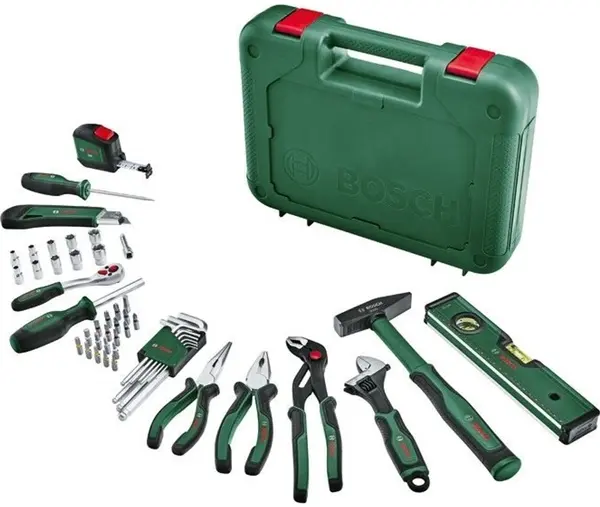 Set de unelte de mână Bosch - Advanced, 52 piese