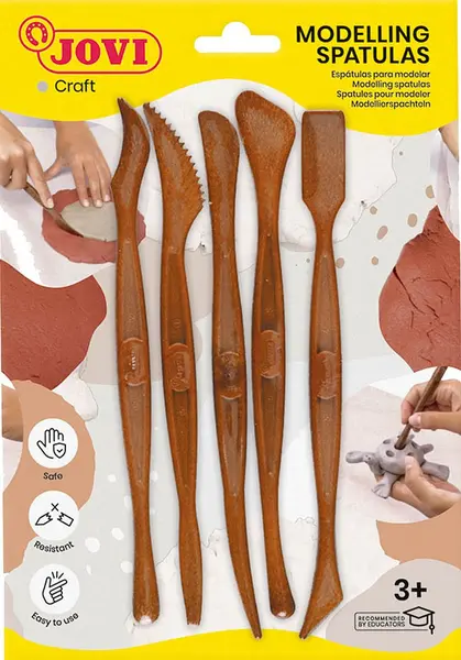 Set de unelte pentru plastilină Jovi - 5 piese