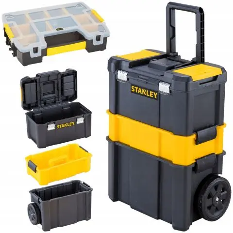 Set de valize Stanley - Essential, 2 piese, 10 compartimente