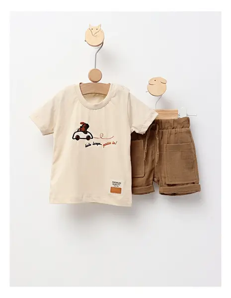 Set de vara, Catel in Vacanta, crem