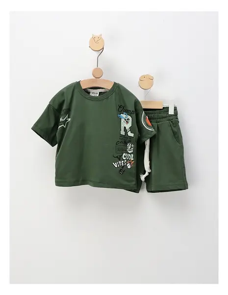 Set de vara, Champ Bunny, cu verde