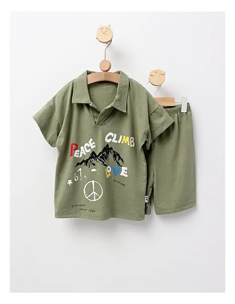 Set de vara Peace Climb, verde-fistic