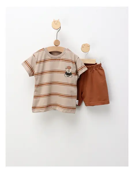 Set de vara, Ursulet Cool, cu maro