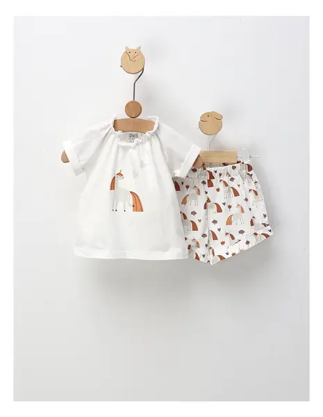 Set de vara, Zizi Unicorn, model cu alb